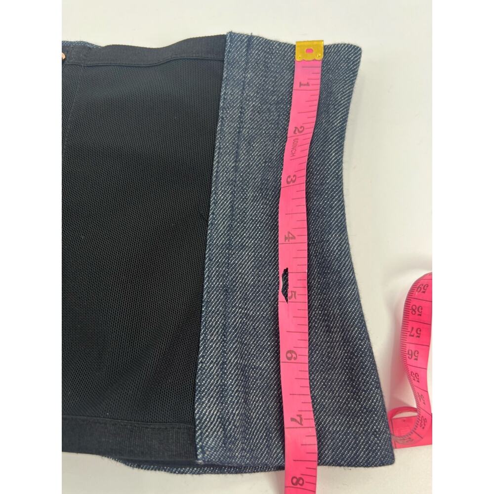 Tibi Marine raw denim corset 0 - Picture 8 of 8